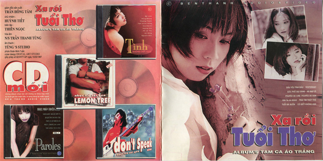 Bìa album Xa Rồi Tuổi Thơ Vol. 1 ra mắt năm 1997
